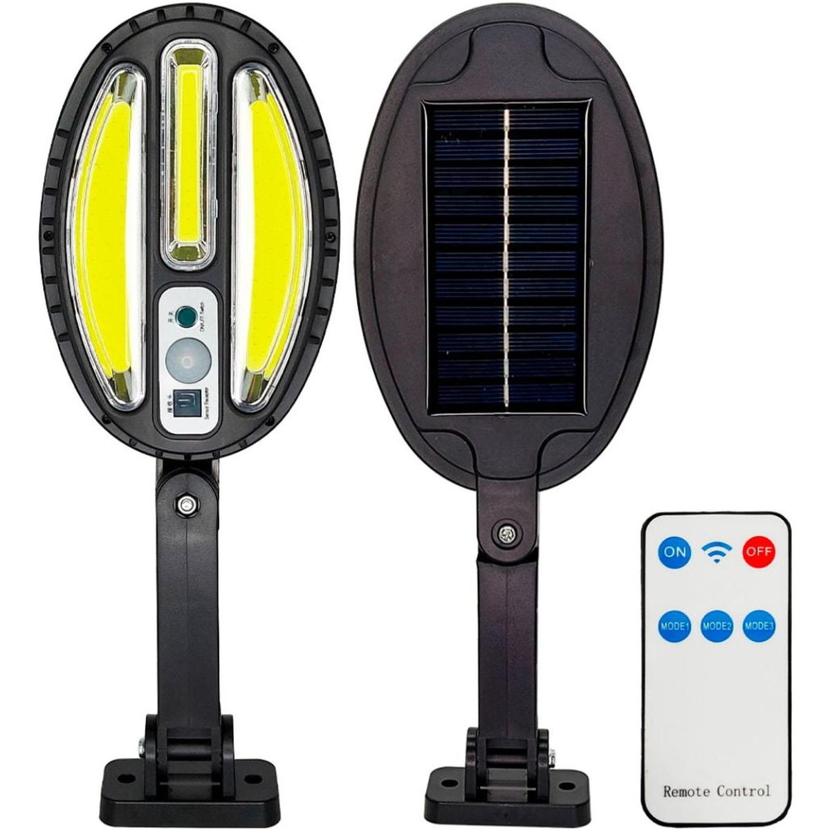 IMPORTCLICK - Foco Lámpara Led Mini Reflector Panel Solar 96 COB 100W