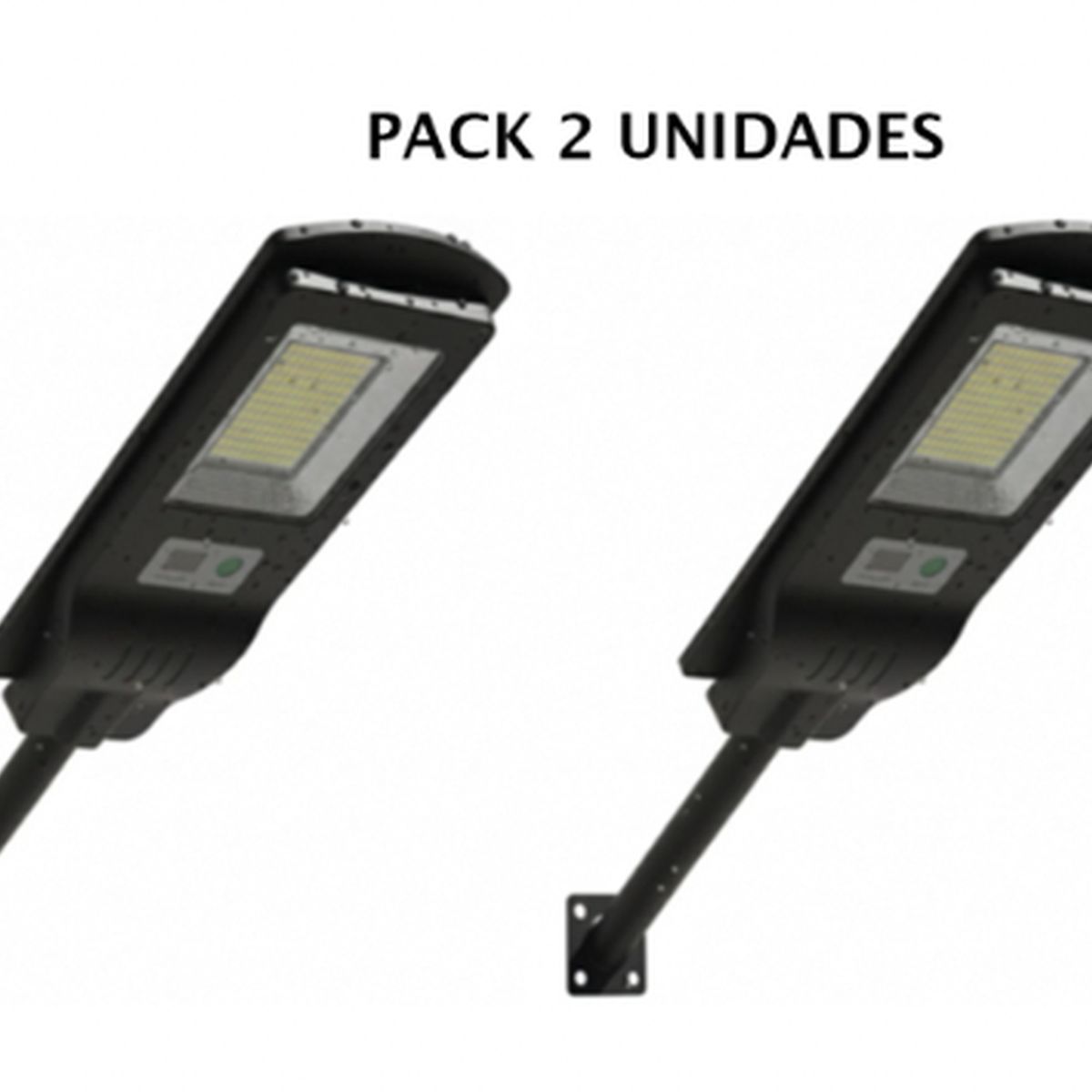 PRO OUTDOOR - Pack 2 Luminaria Led 50 W Solar Contra Agua