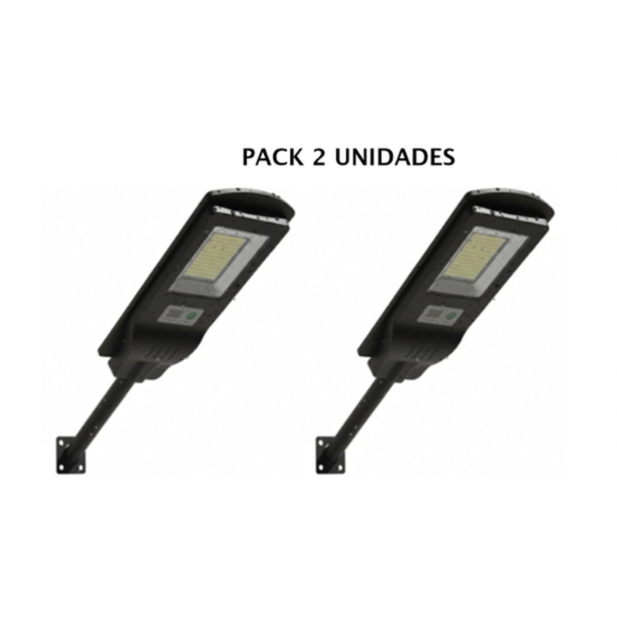 PRO OUTDOOR - Pack 2 Luminaria Led 50 W Solar Contra Agua