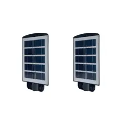 PRO OUTDOOR - Pack 2 Luminaria Led 50 W Solar Contra Agua