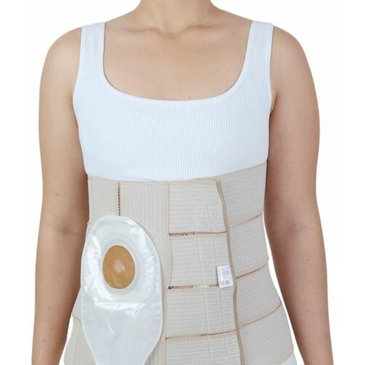 BLUNDING - Faja Colostomía Cuatro Bandas -electromedicina - Beige - M