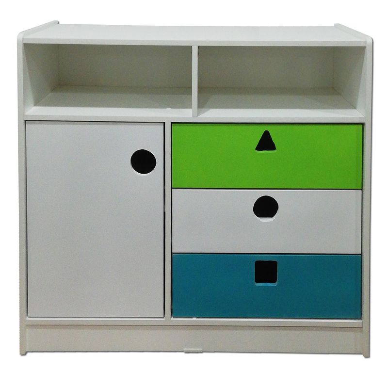 MUEBLES KIDS - Comoda mudador Geométrica.