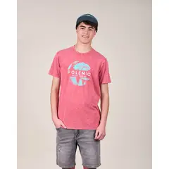 POLEMIC - Polera procesada manga corta VV1352 -