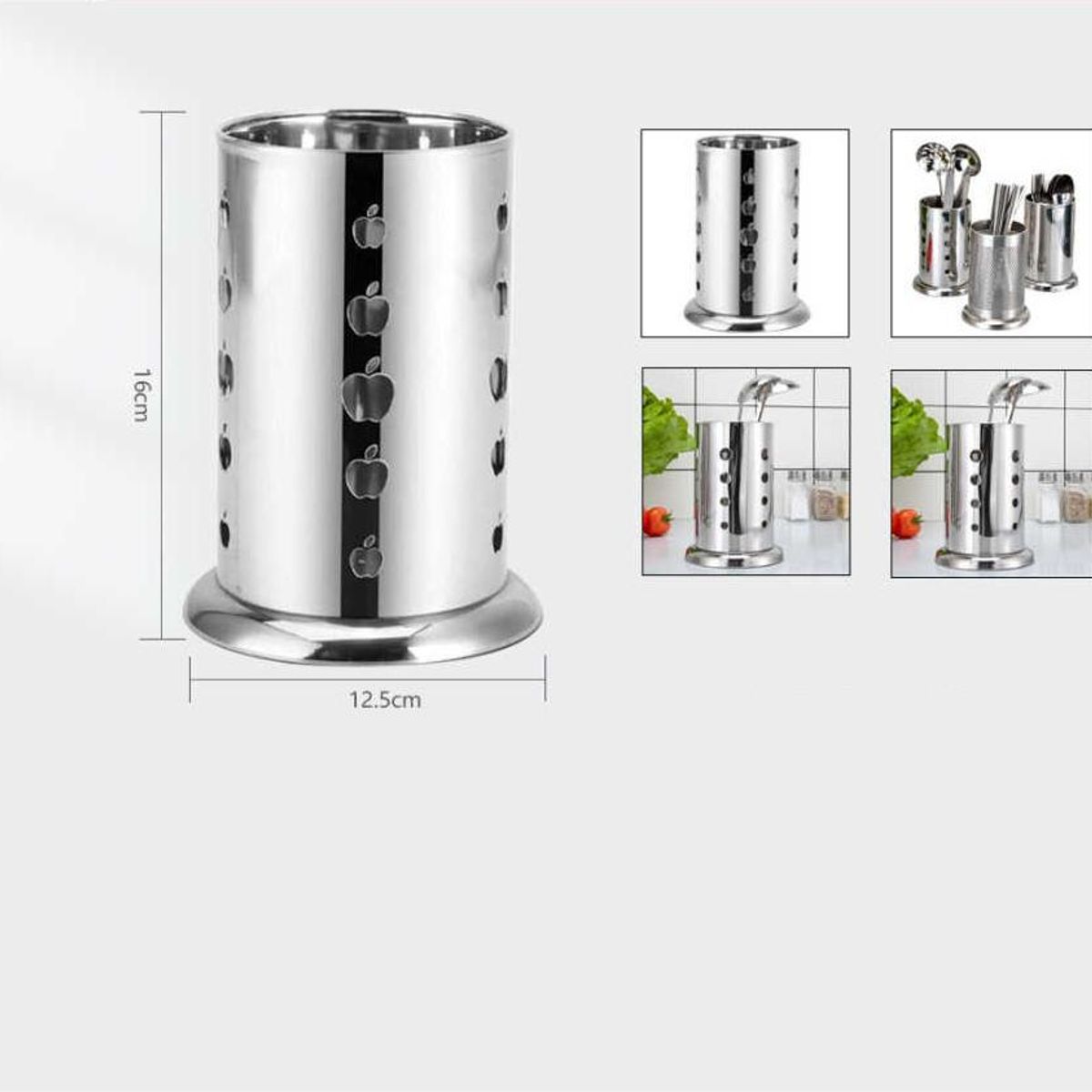 GENERICO - Porta Servicios Escurridor De Metal Acero