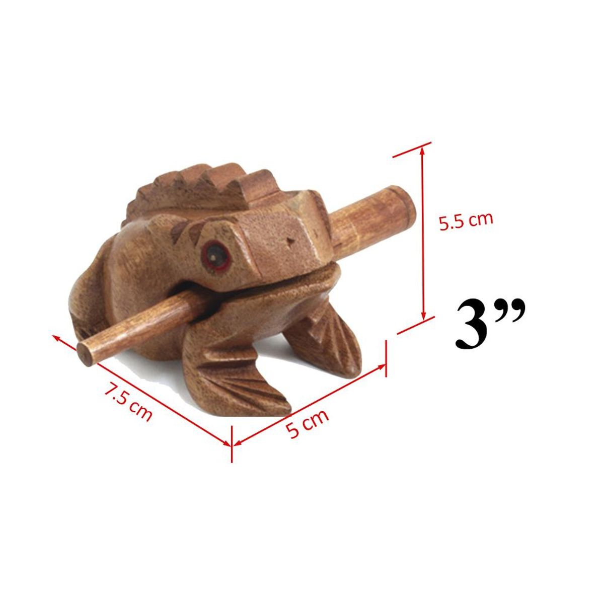 RMX - Rana de percusion de Madera 3WDFR3 RMX PA-H4-E4