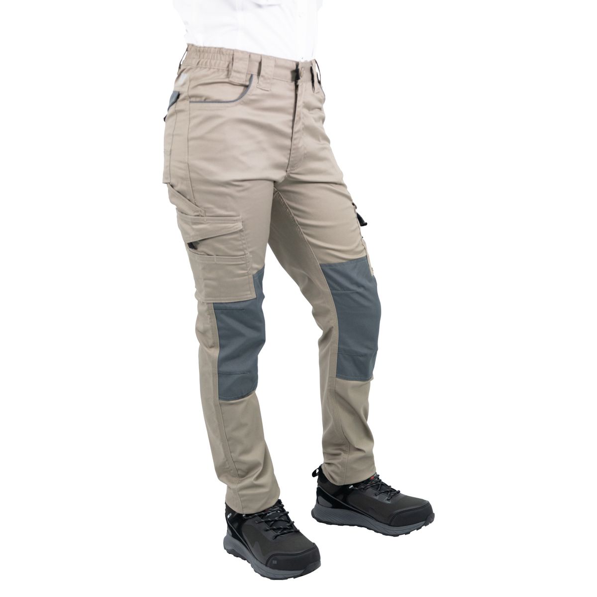 HARDWORK - Pantalón Cargo HW Dakota Spandex Cafe Mujer
