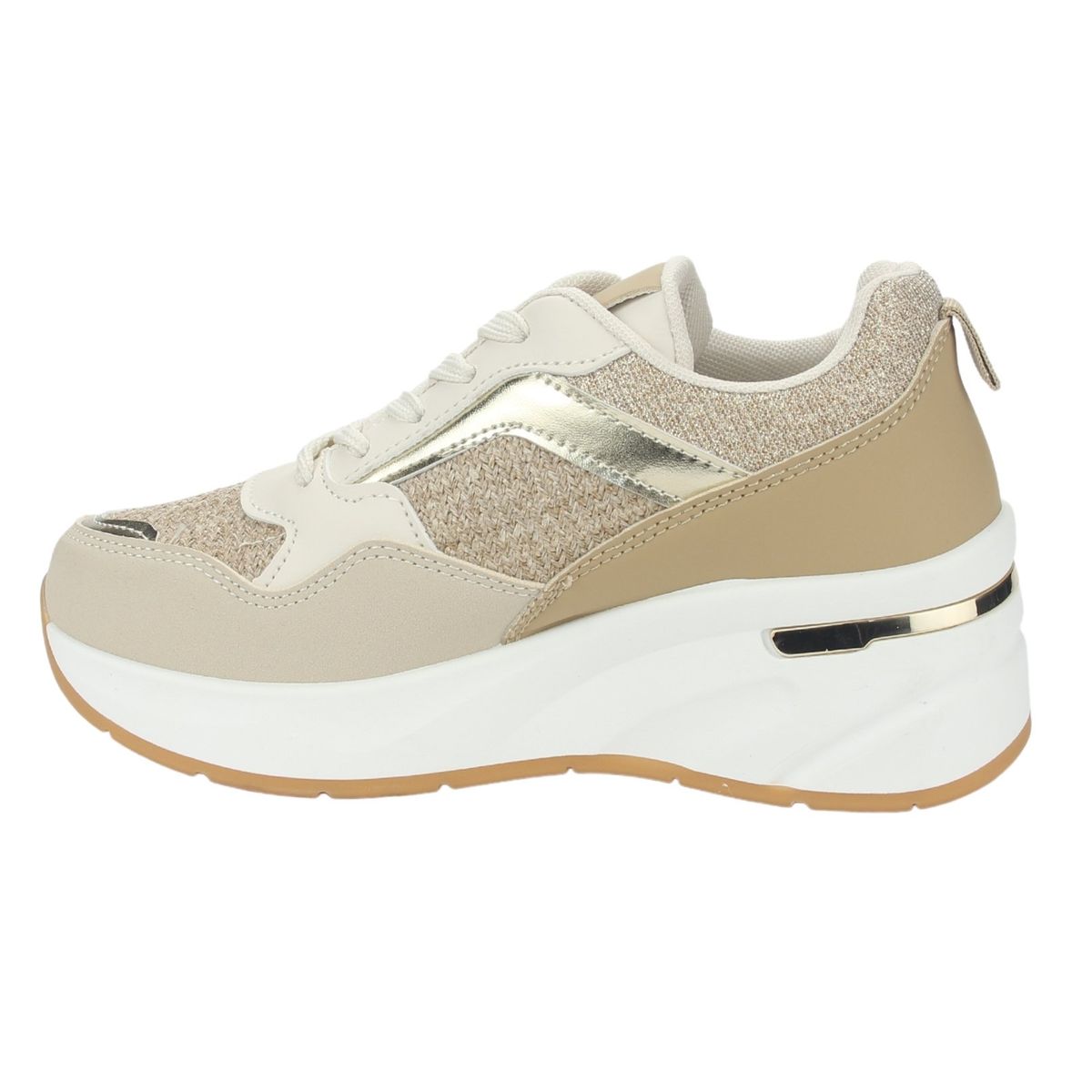 CHALADA - Zapatilla Mujer Beige Casual Chalada Juna-1