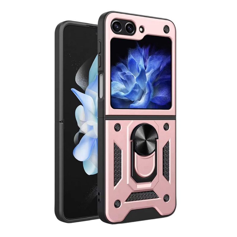 GENERICO - Carcasa Armor Con Anillo Para Samsung Z Flip 6 - Rosa