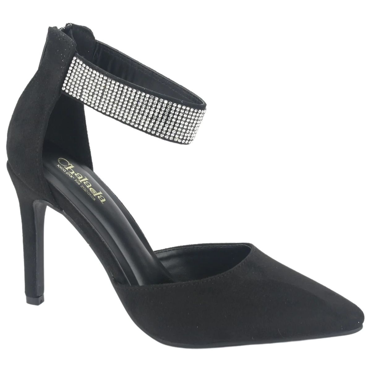 CHALADA - ZAPATO CHALADA NEGRO CASUAL 5-CRISTAL-2
