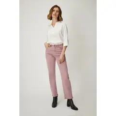 MA GRIFFE - Jeans Liso Rosado Magriffe