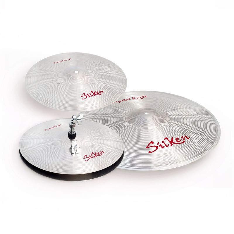 SILKEN - Set de Platillos de Batería Silken Steel acero