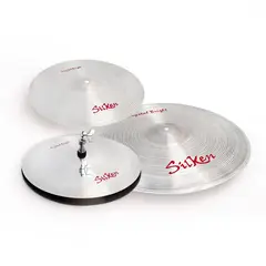 SILKEN - Set de Platillos de Batería Steel acero