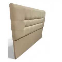 MBC - Respaldo De Cama King Valencia Tela Lino Beige