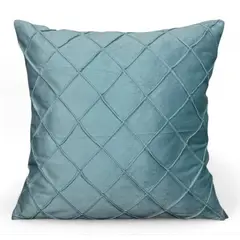 GENERICO - Fundas Para Cojin Tercipelo Rombo Velvet Variedad De Colores - Menta