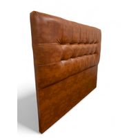 Respaldo De Cama King Valencia Pu Café