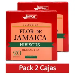 FNL - Flor Jamaica Hibiscus Herbal Tea 40 Bolsitas