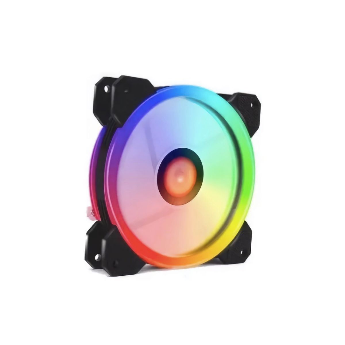 GENERICO - Cooler Ventilador Pc Luz Led Rgb 12cm Multicolor