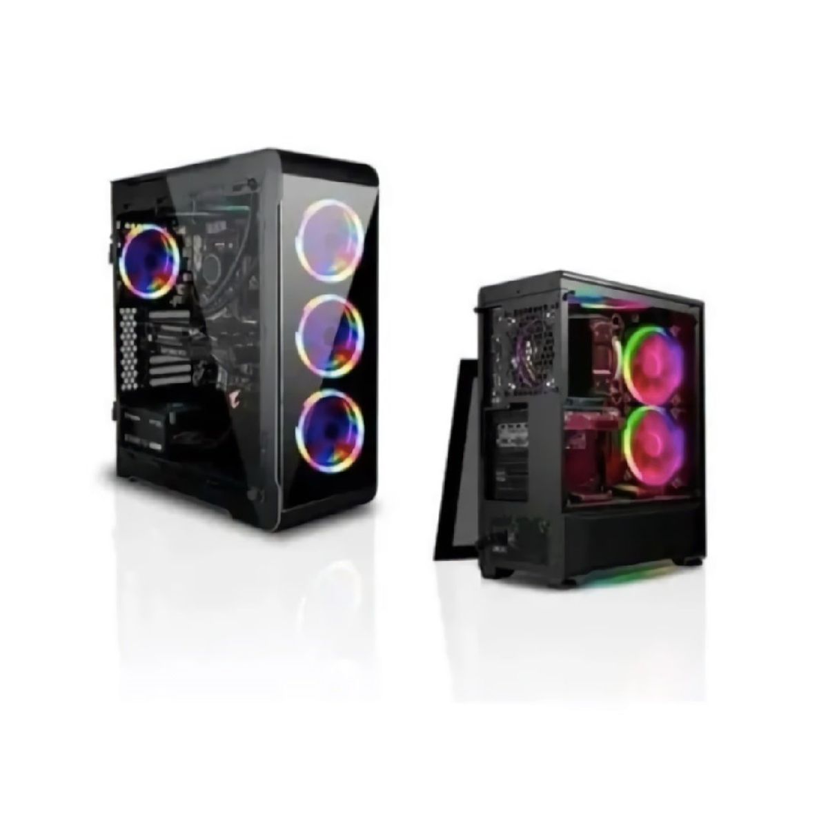 GENERICO - Cooler Ventilador Pc Luz Led Rgb 12cm Multicolor