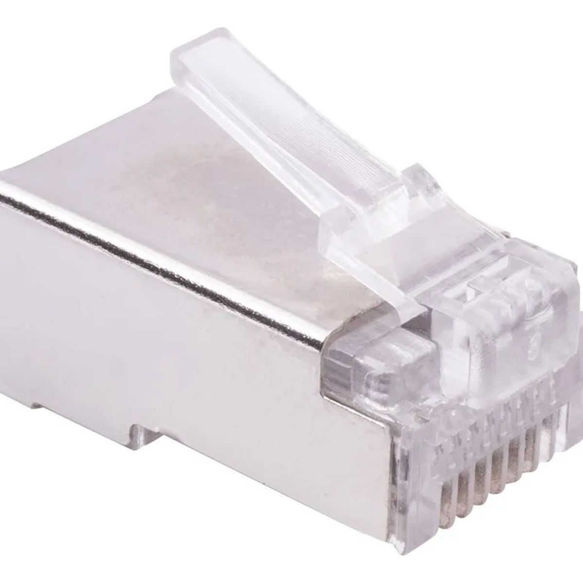 GENERICO - Rj45 Metalico Conector Ethernet  Cat 5 / 30 Unid.