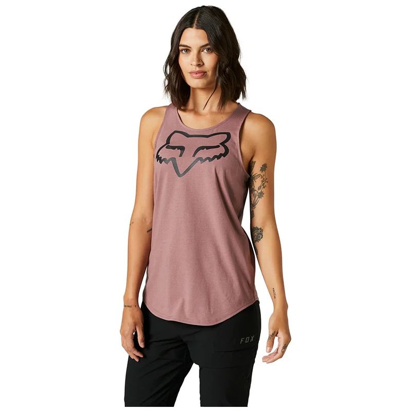 FOX RACING - Polera Mujer FOX Sin Manga BOUNDARY Morado