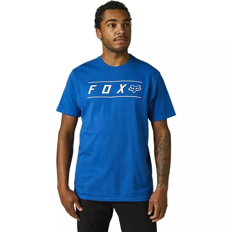 FOX RACING - Polera FOX Manga Corta Pinnacle Premium Azul