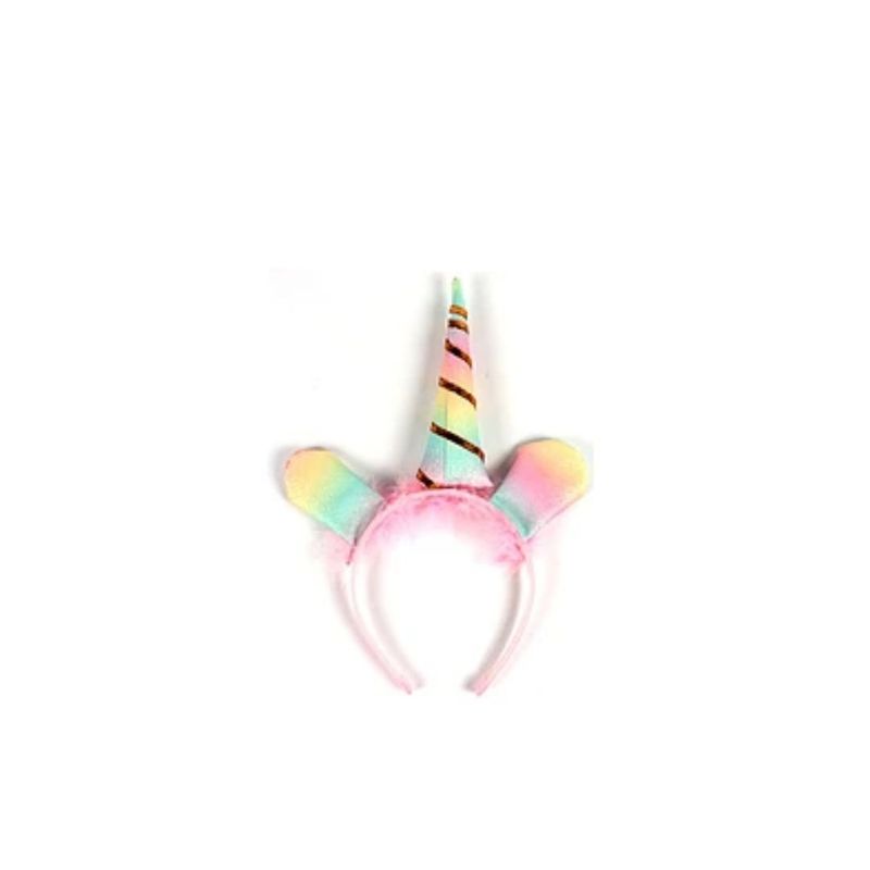 GENERICO - Cintillo Unicornio Arcoiris 25x22cm
