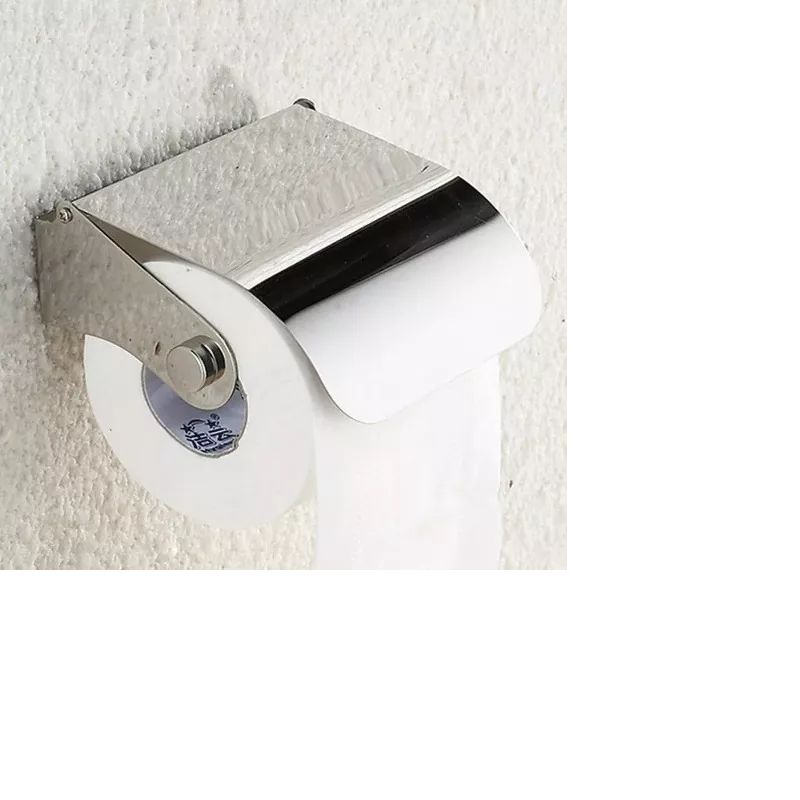 GENERICO - Porta Rollo Papel Higiénico Confort Acero Inoxidable Premium