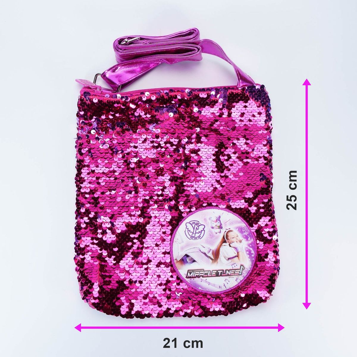 GENERICO - Cartera de lentejuelas tipo bandolera para niñas