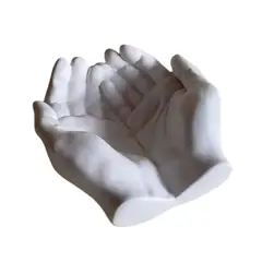GENERICO - Figura De Yeso Almacenamiento Con Forma De Mano