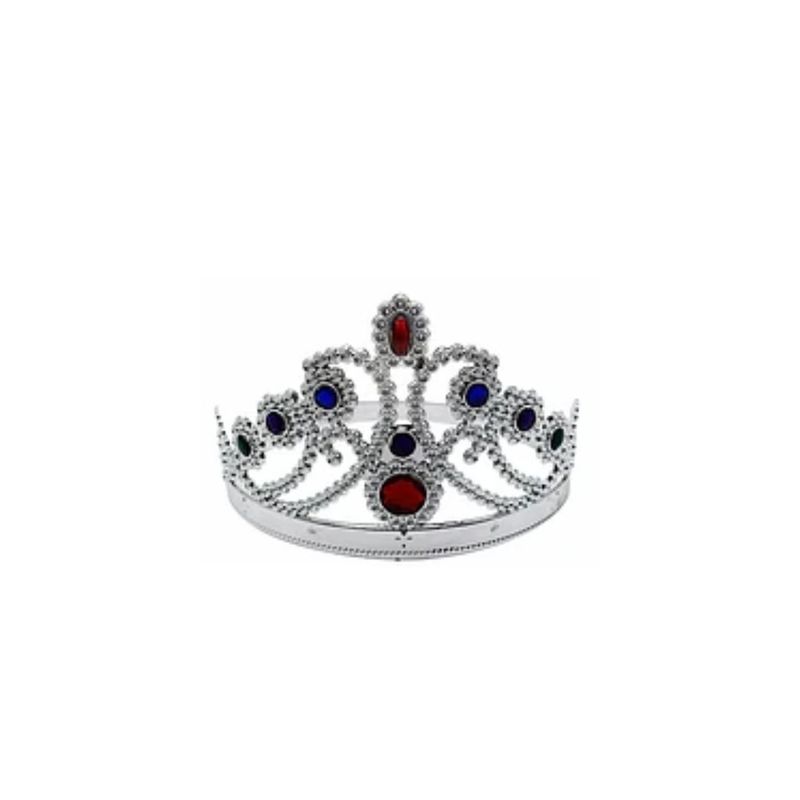 GENERICO - Tiara De Plastico Plata