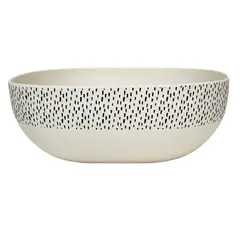 DECOGREEN - Bowl Biobamboo Cuadrado Puntos 20x8 cm