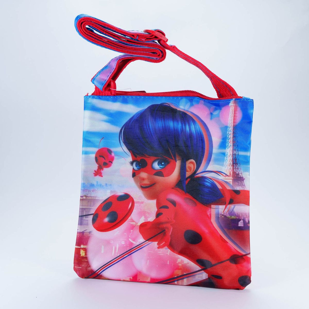 GENERICO - Cartera tipo bandolera para niñas diseño Miraculous Ladybug