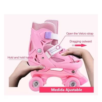 Imagen 2 del producto Patines Roller Niña Mas Protecciones Talla M 34 al 37
