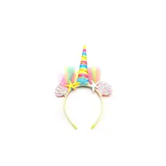 GENERICO - Cintillo De Unicornio Multicolor 18x26cm