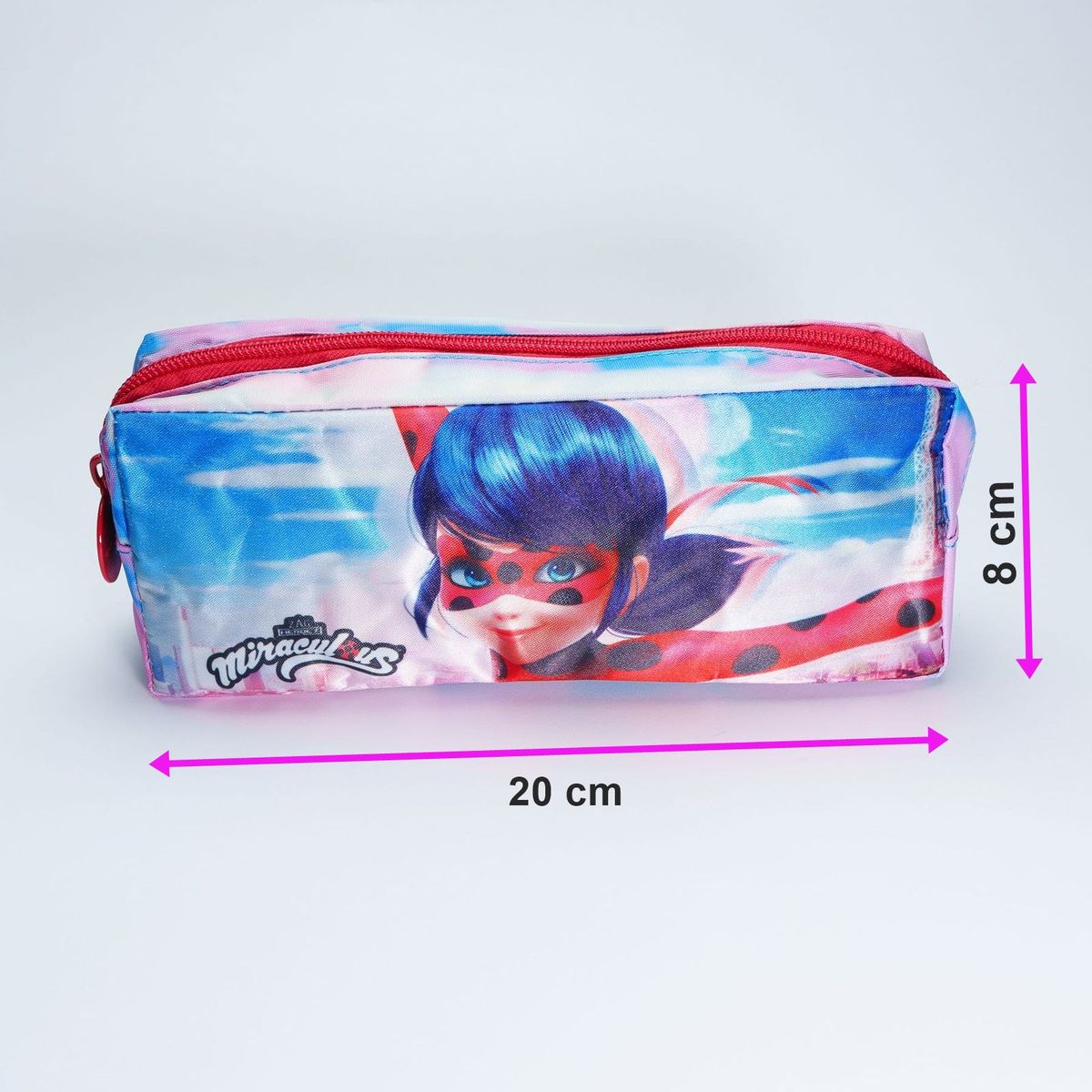 GENERICO - Estuche pequeño para lápices con diseño Ladybug Miraculous