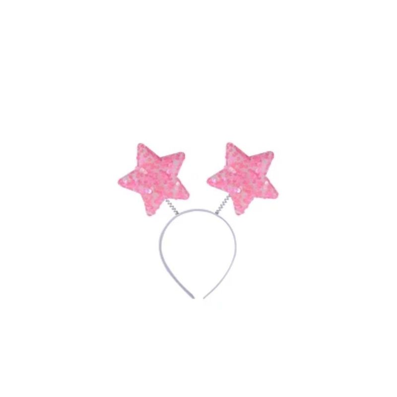 GENERICO - Cintillo De Estrellas Con Lentejuelas 22x22cm