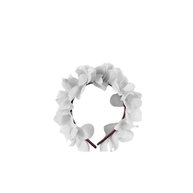 GENERICO - Cintillo Hawaiano Blanco 17cm