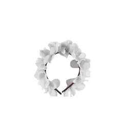 GENERICO - Cintillo Hawaiano Blanco 17cm