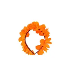 GENERICO - Cintillo Hawaiano Naranja Fluor 17cm