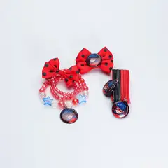 GENERICO - Accesorios para el cabello de niñas Ladybug-PACK1