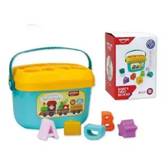 SPACEZAT - Juguete Didáctico Maleta De Encaje Figuras Y Letras Otuti