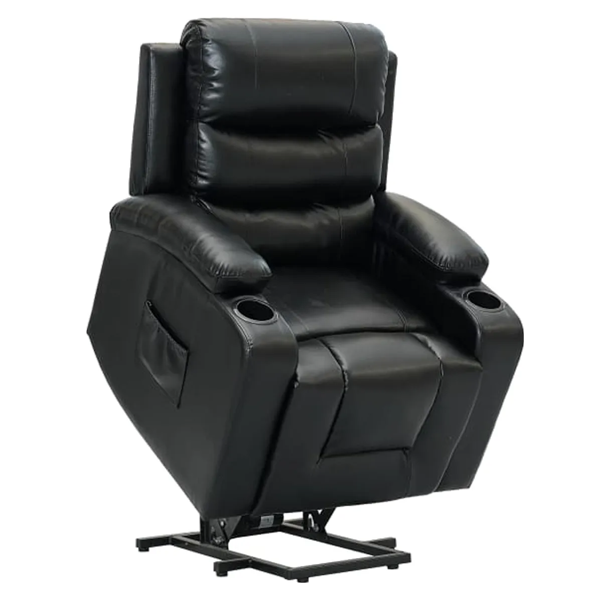 GENERICO - BERGERE BIG BOSS MASAJE Y ELEVACION RECLINABLE ELECTRICO ECOMUSO