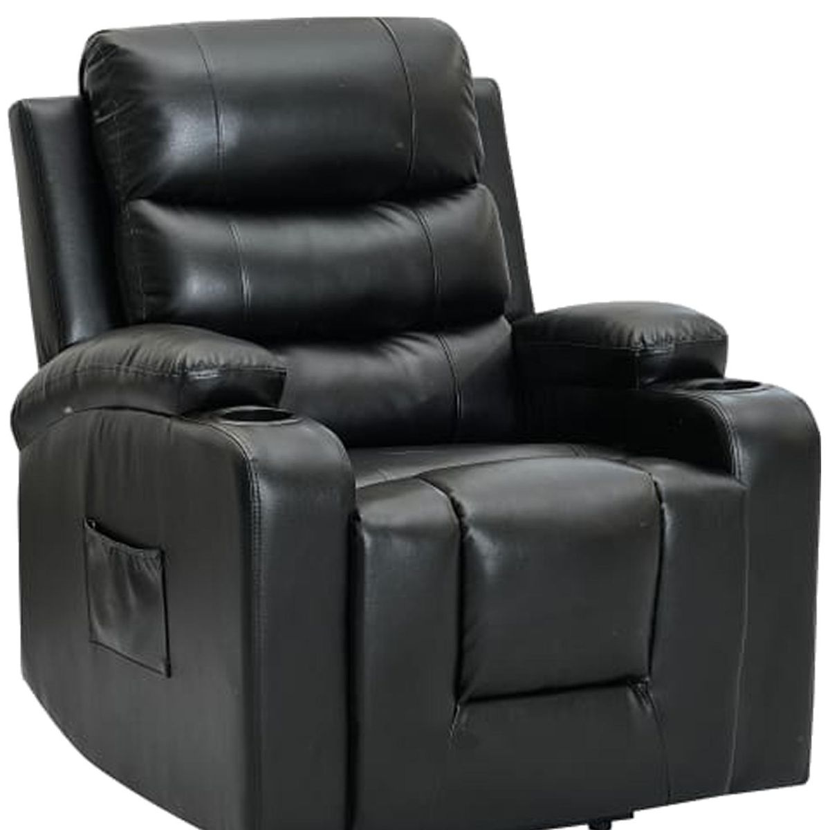 GENERICO - BERGERE BIG BOSS MASAJE Y ELEVACION RECLINABLE ELECTRICO ECOMUSO