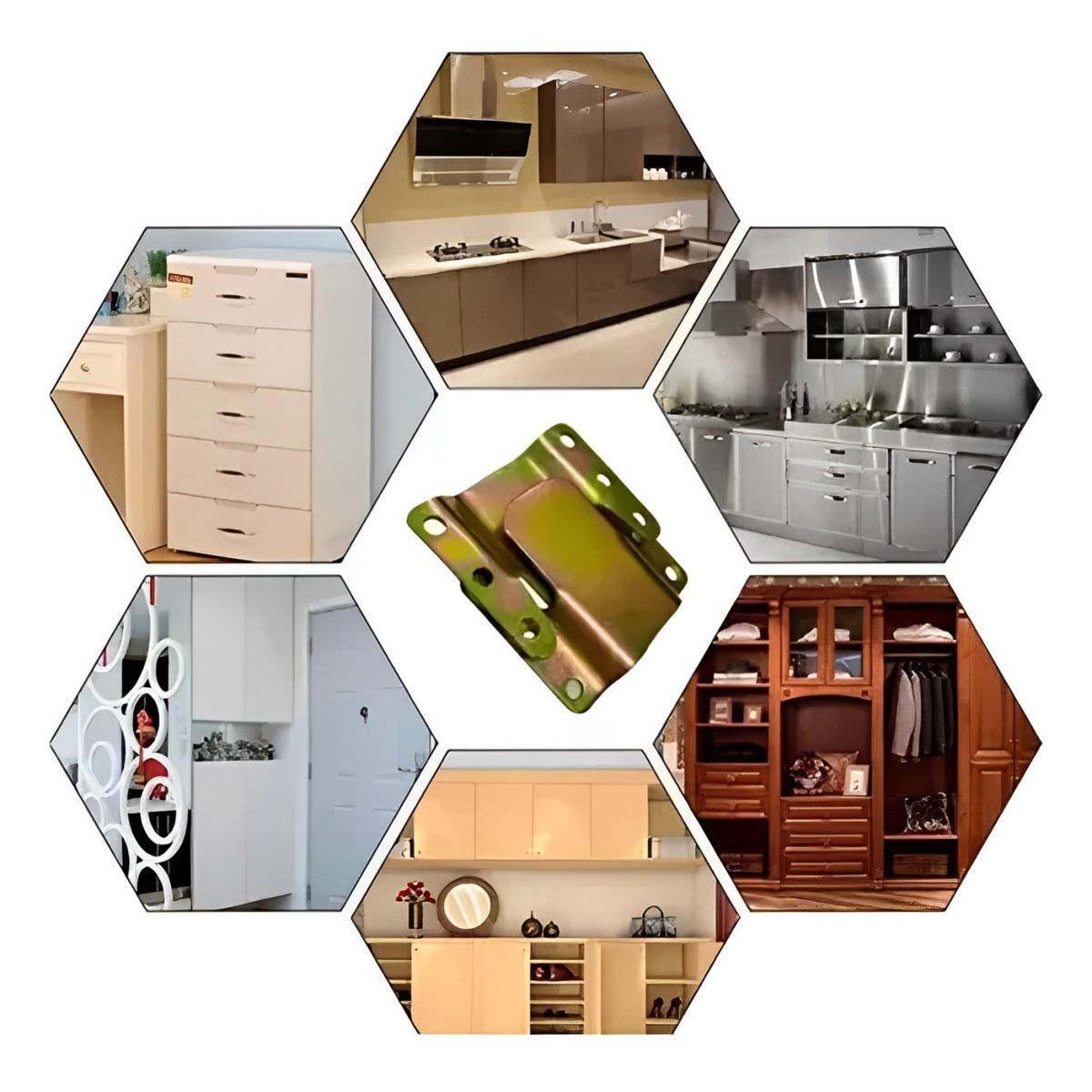 BLOCCARE - Herraje Para Unión De Sofá Y Muebles, Pack 2 Uni + Tornillos