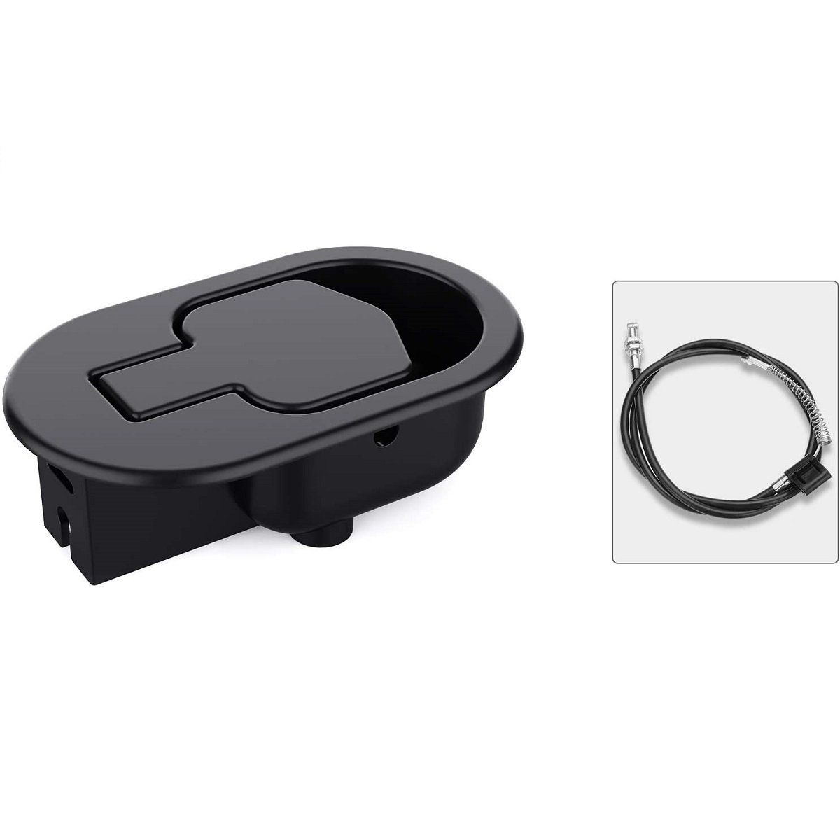 BLOCCARE - Palanca Metálica Para Sillón Reclinable Tipo Berger + Cable