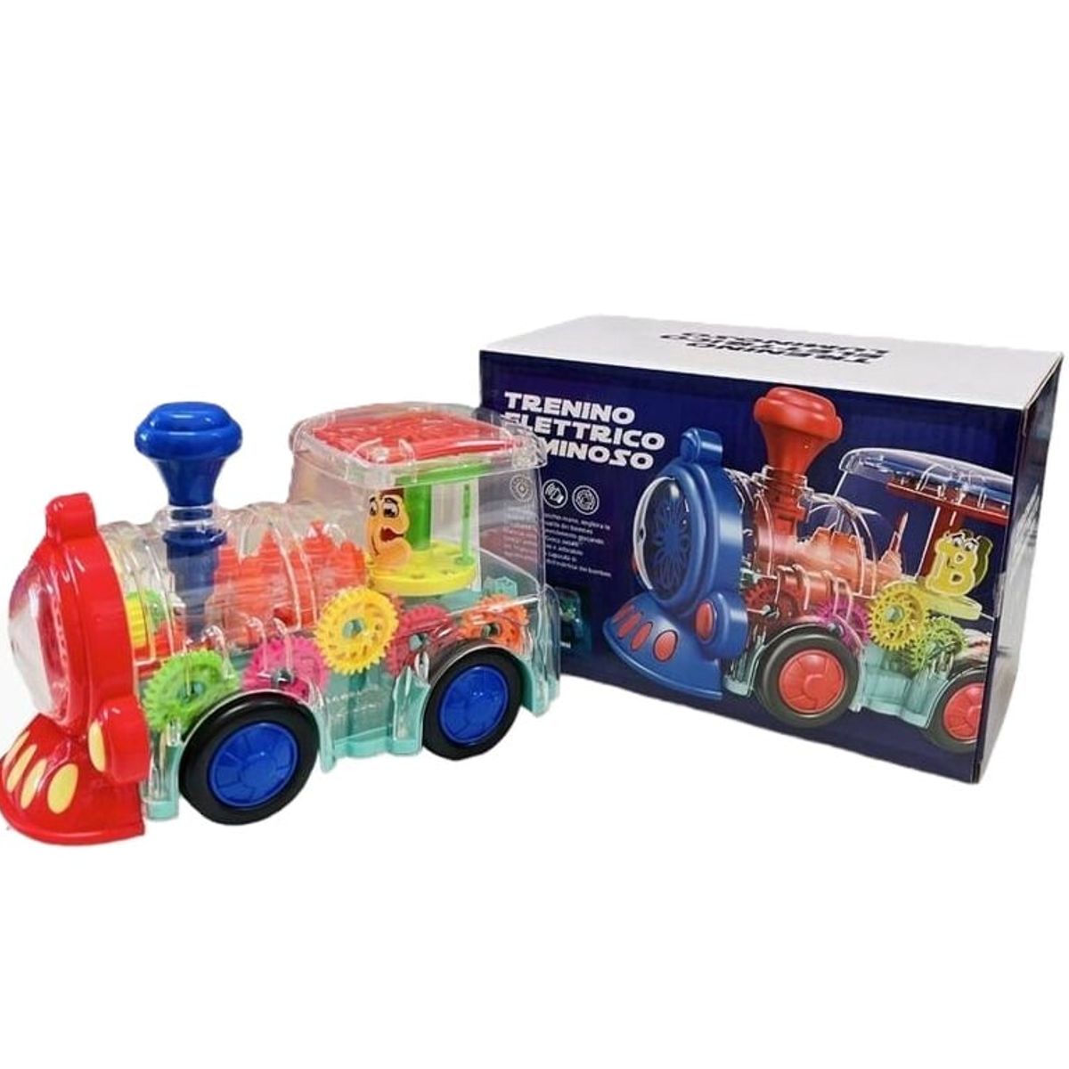 ANGELES DEL HOGAR - TREN DE ENGRANAJE CON LUZ Y SONIDO