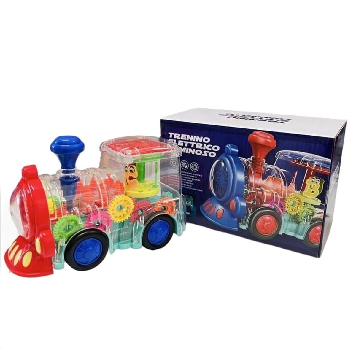 ANGELES DEL HOGAR - TREN DE ENGRANAJE CON LUZ Y SONIDO