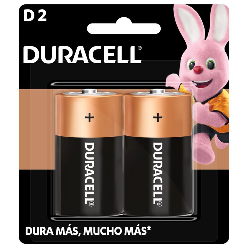 DURACELL - Pila Alcalina Duracell Blíster D 2 Unidades