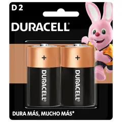 DURACELL - Pila Alcalina Blíster D 2 Unidades