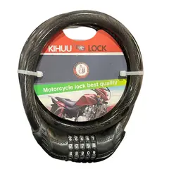 GENERICO - Candado Para Bicicleta Moto 5 Dígitos 99999 Combinaciones